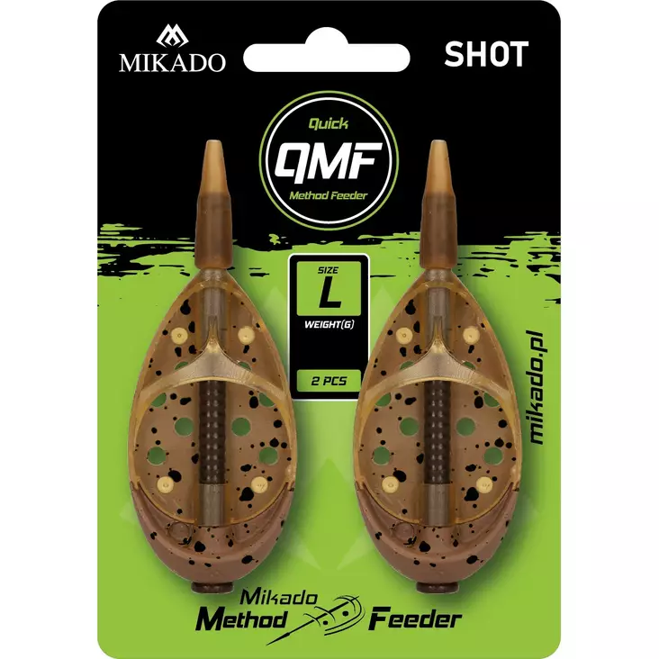 Mikado Method Feeder Shot Q.M.F. L 2 pcs - Platta & hybrid-method feedrar - 5900637068136 - 1