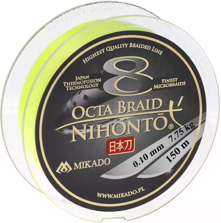 Mikado Octa Braid Yellow - Flätlinor - 5900637508106 - 1