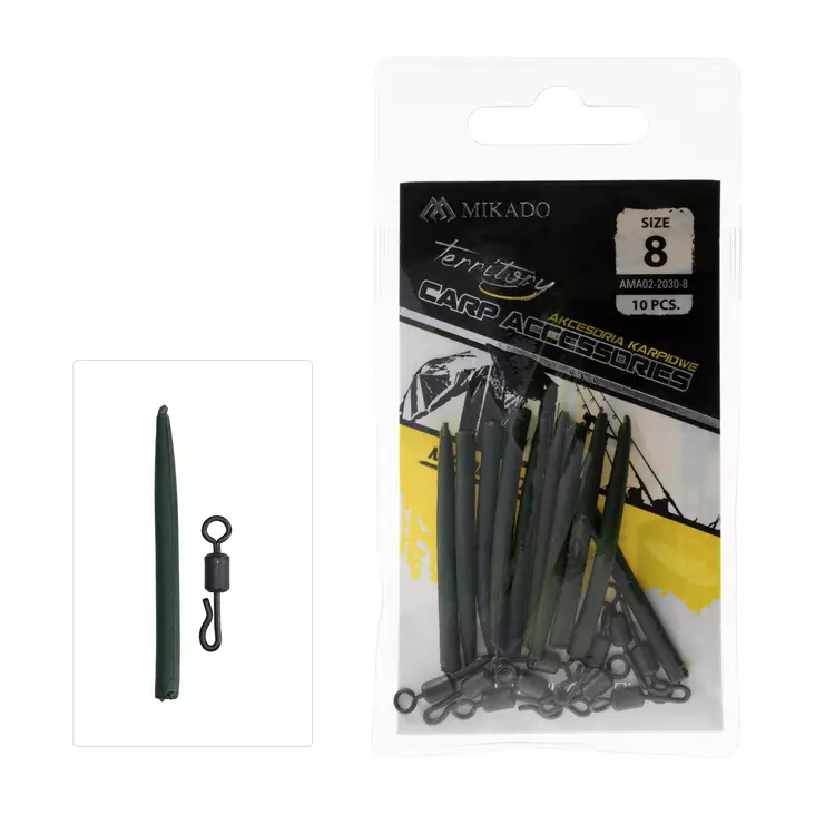 Mikado Quick Change Swivel with Anti-Tangle Rubber #8 - Lekande & snabbkopplingar - 5900637153696 - 1