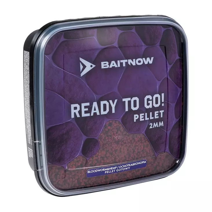 Mikado Ready To Go Method Feeder Pellet Bloodworm Hemp 2mm 500g - Foder- & mikropellets - 5900637169376 - 1