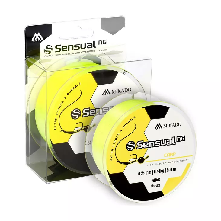 Mikado Sensual N.G. Carp 600m Yellow - Monofila linor - 5900637043676 - 1