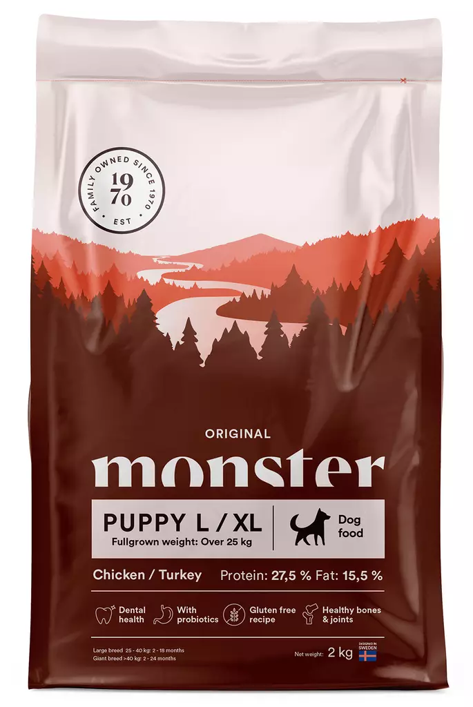Monster Dog Original Puppy L/XL - Monster - hundfoder - 7350040124536 - 1