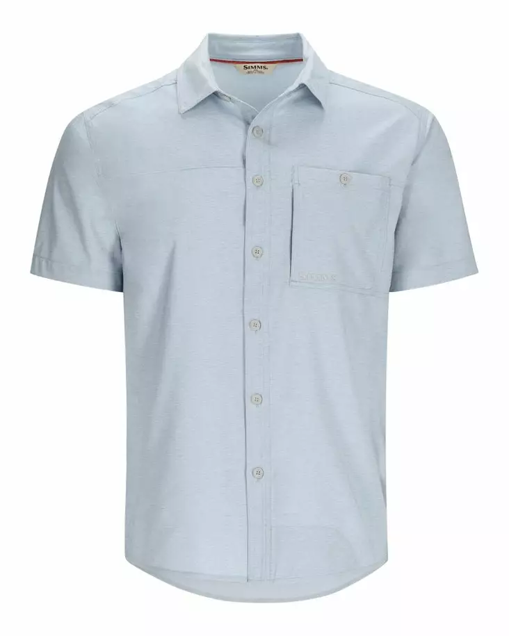 Simms Challenger SS Shirt Steel Blue - Skjortor - 694264642566 - 2