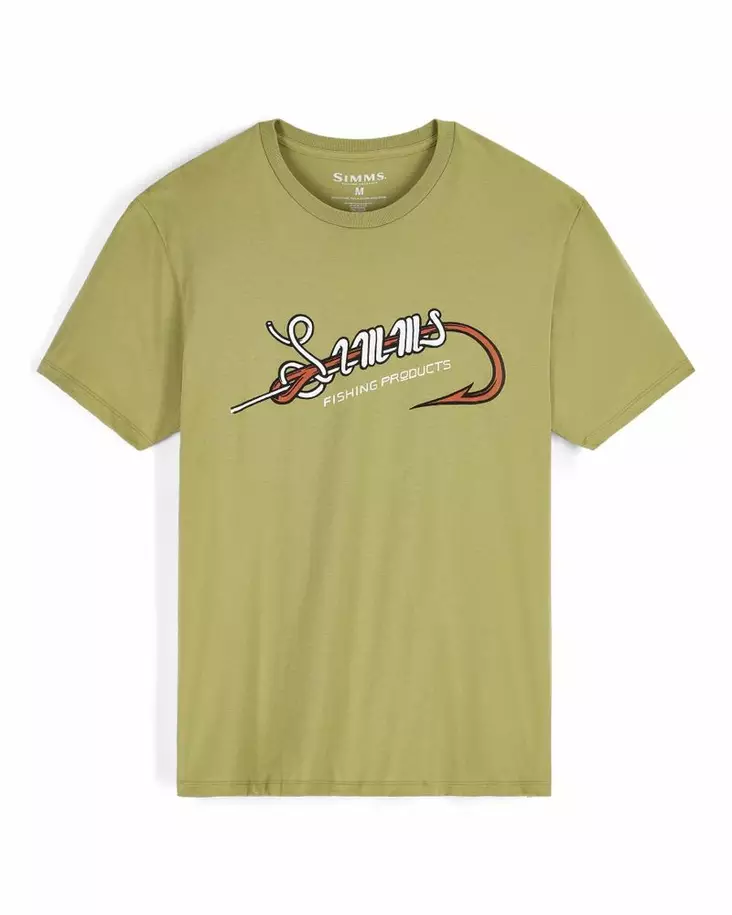 Simms Simms Hook & Loop T-Shirt Tent Green - T-shirts herr - 694264696606 - 1