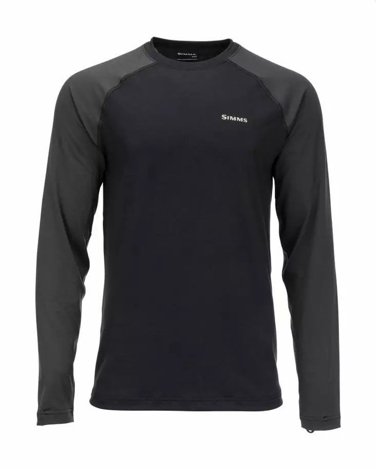 Simms Lightweight Baselayer Top Black - Undertröjor - 694264549506 - 1