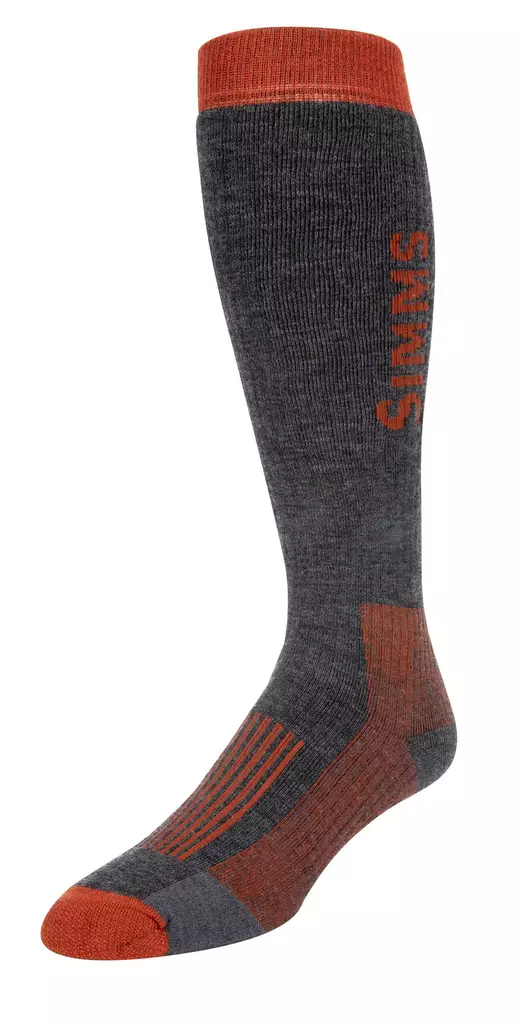 Simms Merino Midweight OTC Sock Carbon - Buffs och övriga - 694264504406 - 1