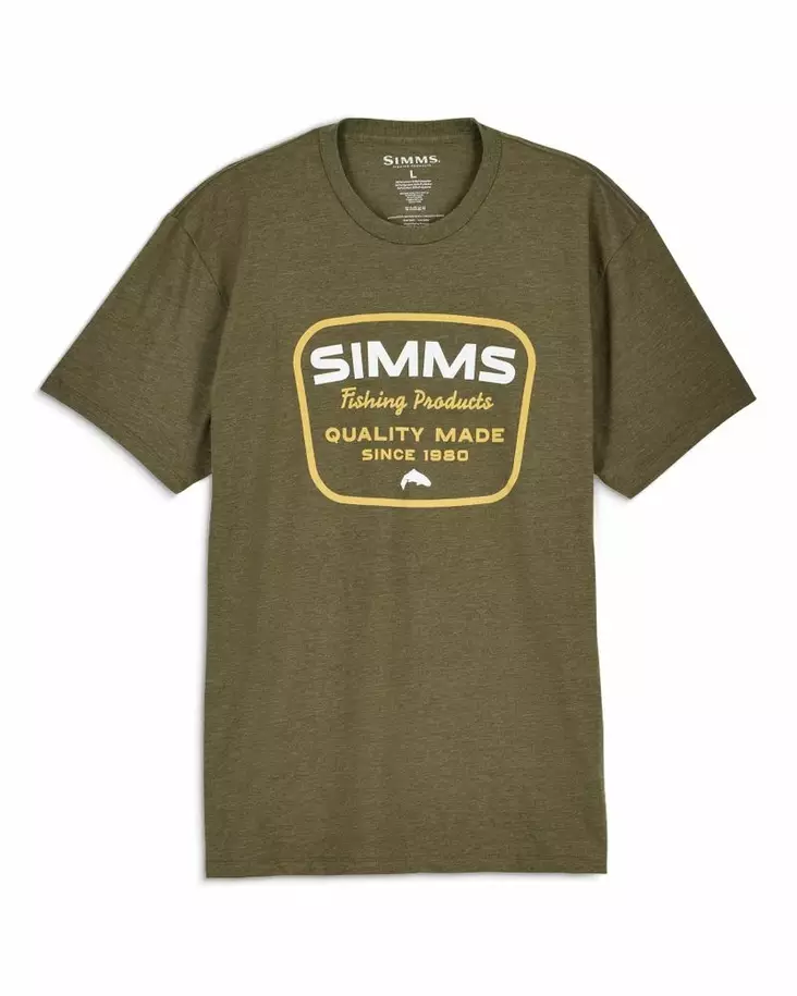 Simms Stamp Lock T-shirt Military Heather - T-shirts herr - 694264721346 - 1