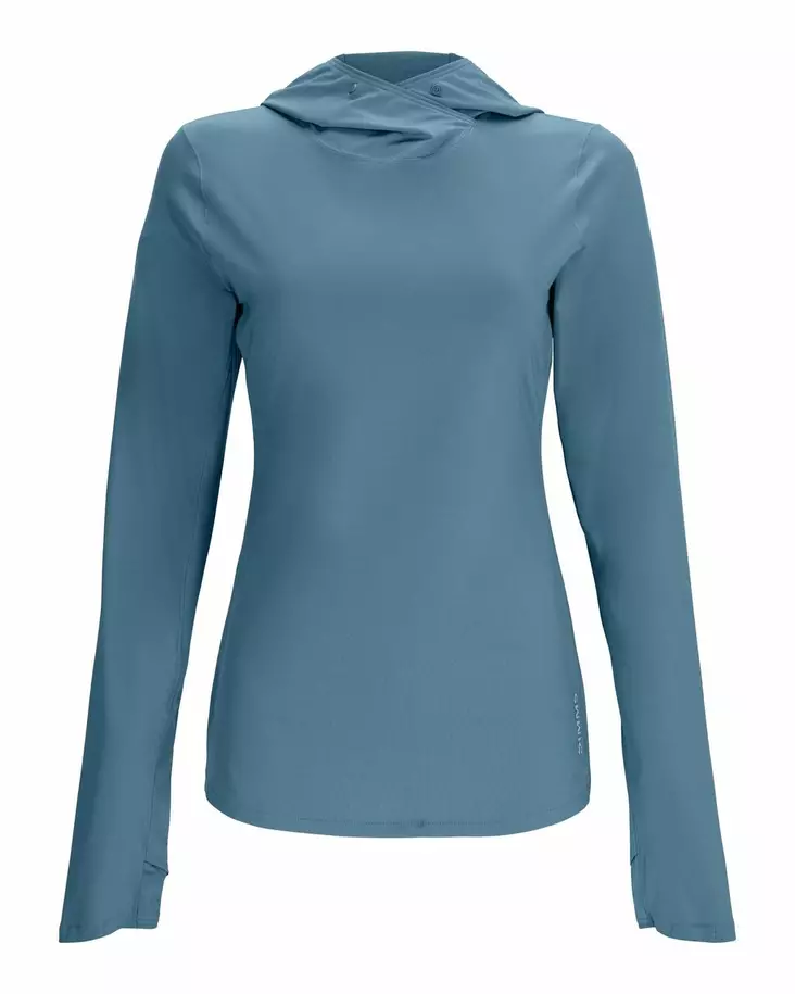 Simms Womens BugStopper SolarFlex Hoody Neptune - Huvtröjor - 694264649756 - 1