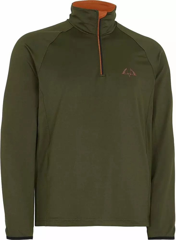 Swedteam Ridge Antibite Half-Zip M Green - Jägartröjor - 7330144029036 - 1