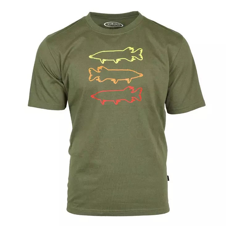 Vision Pike T-shirt Olive - T-shirts herr - 6417512845496 - 1