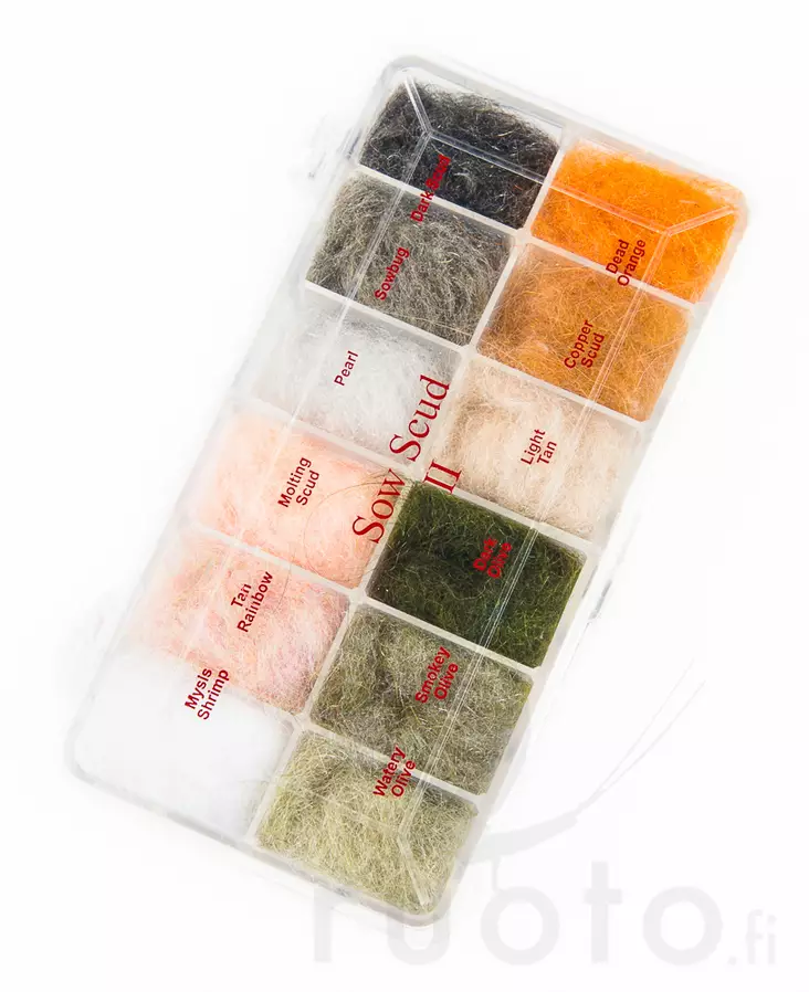 Wapsi Sow Bug And Scud Dub Dispenser II -dubbinglajitelma - Dubbing sortimentsatser - 053526352016 - 1