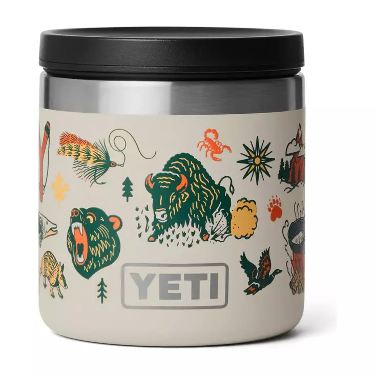 RAMBLER FOOD JAR 8 OZ CAPE SUMMER CAMP - Termosflaskor och -muggar - 888830661406 - 1