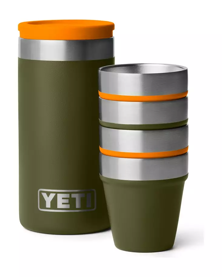 YETI SHOT GLASSES & CASE OLIVE/KCO - Termosflaskor och -muggar - 888830628416 - 1