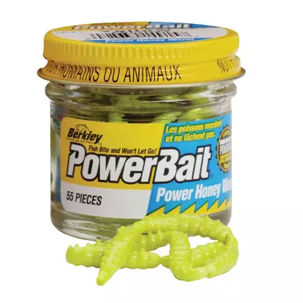 Berkley Powerbait Honey worm paksu toukka keltainen - Livsmete - 028632149157 - 1