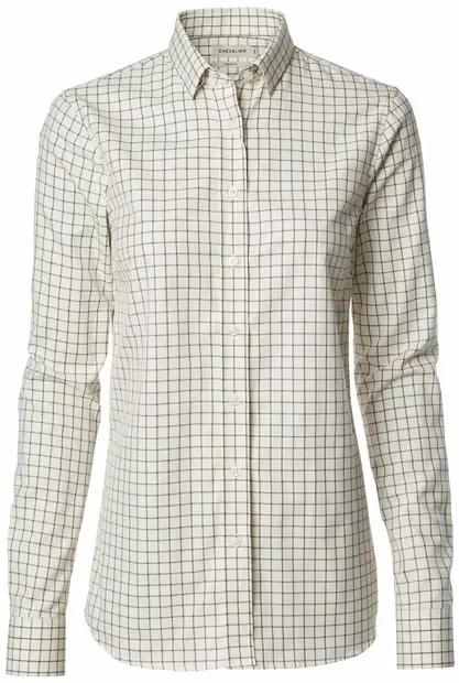 Chevalier Sheppey Shirt Women Chestnut Tattersall - Jägartröjor - 808491155687 - 1