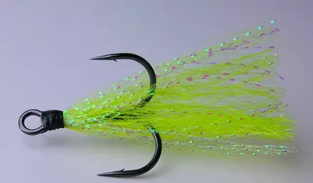 K.P UV Tail Hook FL.Yellow - Krokar - 6438239098187 - 1