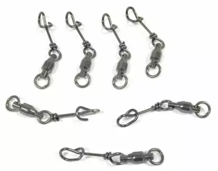 Mustad Fastach Clip BB #3 7kpl - Lås & lekande - 023534424227 - 1