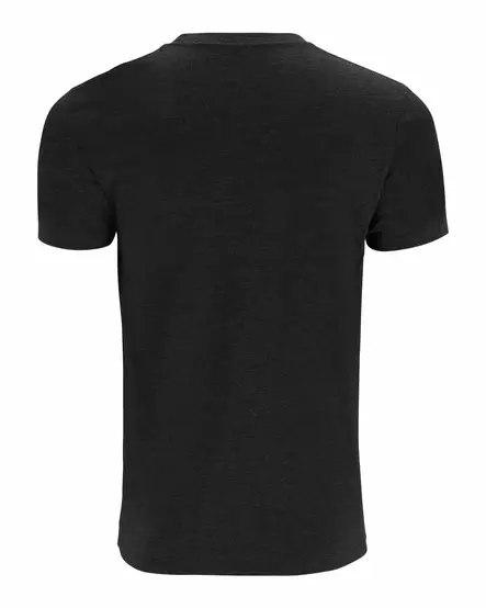 Simms Logo T-Shirt Dark Gunmetal Heather - T-shirts herr - 694264655047 - 2