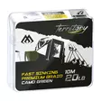 Mikado Fast Sinking Premium Braid 10m Camo Green - Obelagt flätat tafsmaterial - 5900637012337 - 1