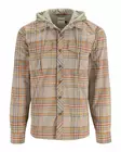 Simms Coldweather Hoody Stone Neo Plaid - Skjortor - 694264655337 - 1