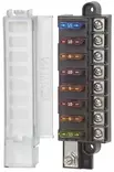 Blue Sea Systems Fuse Block ST-Blade Compact 8 Circuits with Cover - Batteri och elektriska tillbehör - 632085050467 - 2