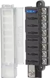 Blue Sea Systems Fuse Block ST-Blade Compact 8 Circuits with Cover - Batteri och elektriska tillbehör - 632085050467 - 1