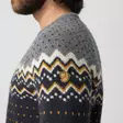 Fjällräven Övik Knit Sweater M Dark Navy - Skjortor - 7323450649937 - 3