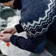 Fjällräven Övik Knit Sweater M Dark Navy - Skjortor - 7323450649937 - 5