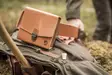 Fjällräven Singi Bino Bag Leather Cognac - Övriga jakttillbehör - 7323450151447 - 3