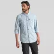 Graghoppers Ms NosiLife Adventure Long Sleeve Shirt III Niagara Blue - Skjortor - 5063260001427 - 9