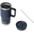 Yeti Rambler 20 OZ Travel Straw Mug Navy - Termosflaskor och -muggar - 888830503867 - 3