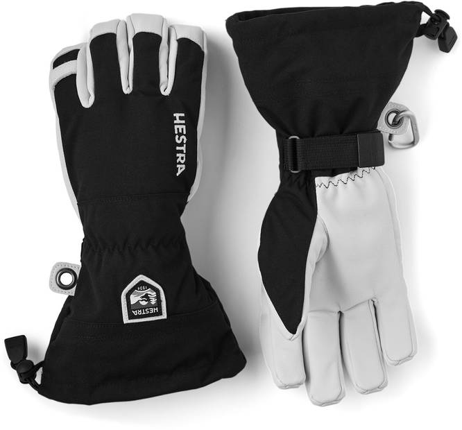 Hestra Army Leather Heli Ski 5-Finger Gloves - Handskar - 7332540613987 - 1