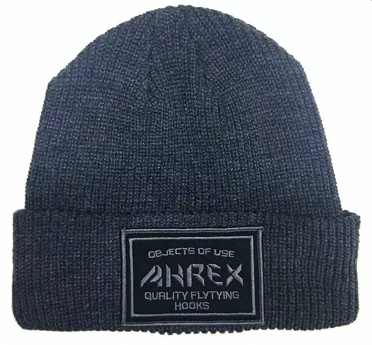 Ahrex RK Woven Patch Beanie Dark Grey - Mössar - 655043968307 - 1
