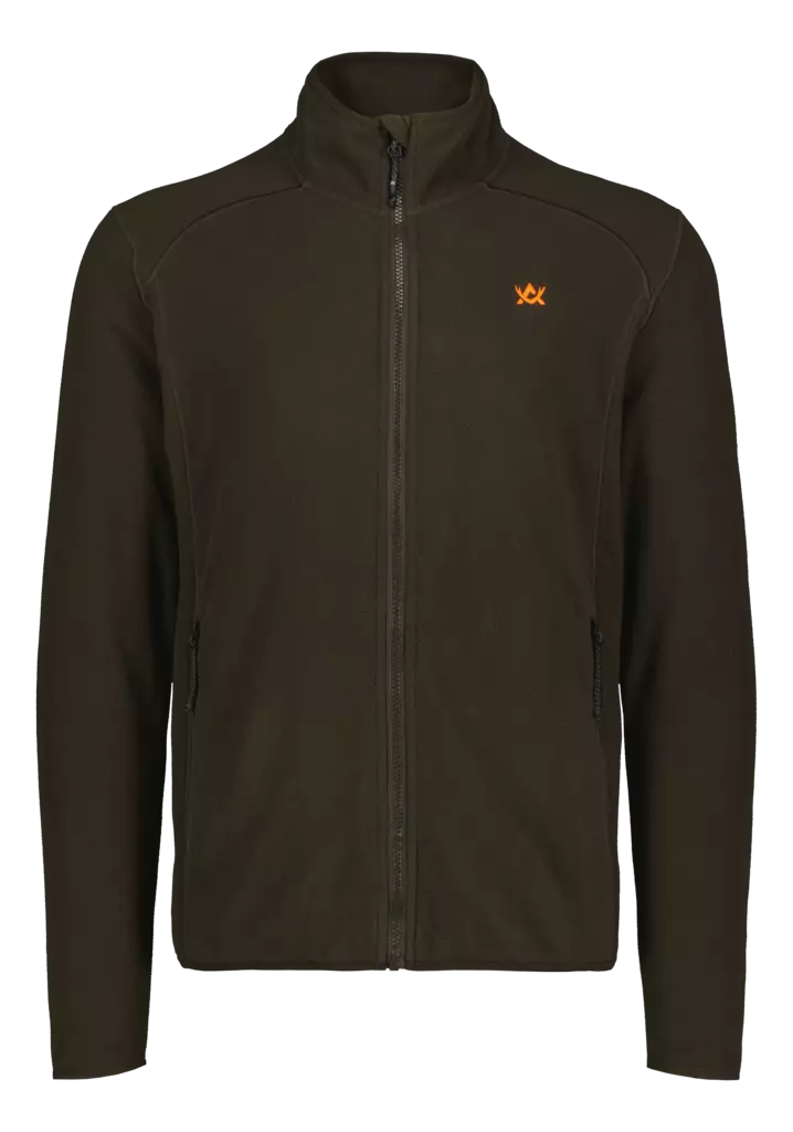 Alaska Kodiak Mens Fleece Jacket Brown - Jägarens bas- och mellanlager - 6438347054297 - 1