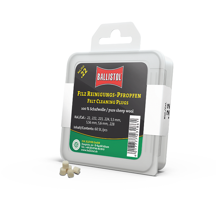 Ballistol Cleaning Felts 60pcs - Övriga vapenunderhållsprodukter - 4017777231847 - 1