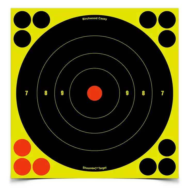 Birchwood Shoot N C Selfmarking Target 8" 6pcs - Tavlor - 029057348057 - 1