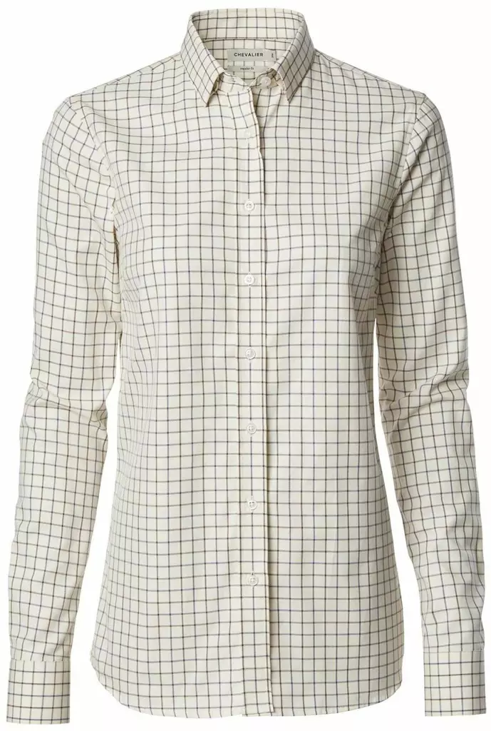 Chevalier Sheppey Shirt Women Chestnut Tattersall - Jägartröjor - 808491155687 - 1