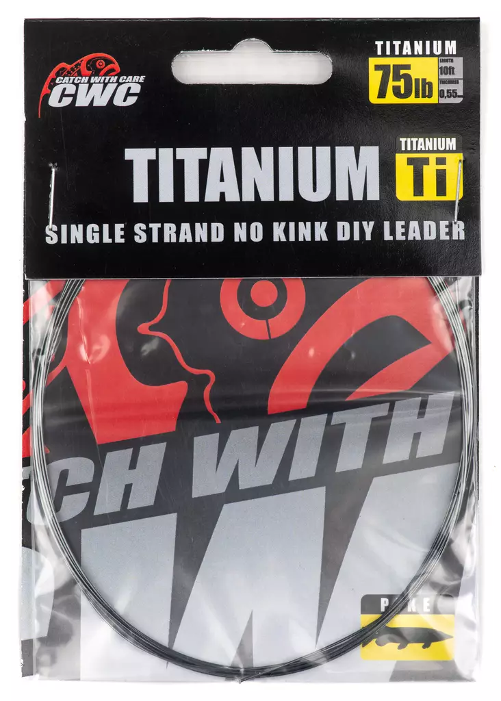 CWC Titanium Single Strand No Kink DIY Leader - Tafsmaterial - 7340029426157 - 1