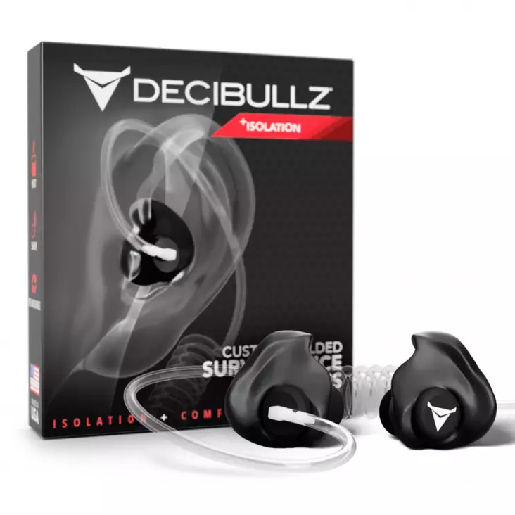 Decibullz Custom Molded Surveillance Earpieces - Hörselskydd - 850006148547 - 1
