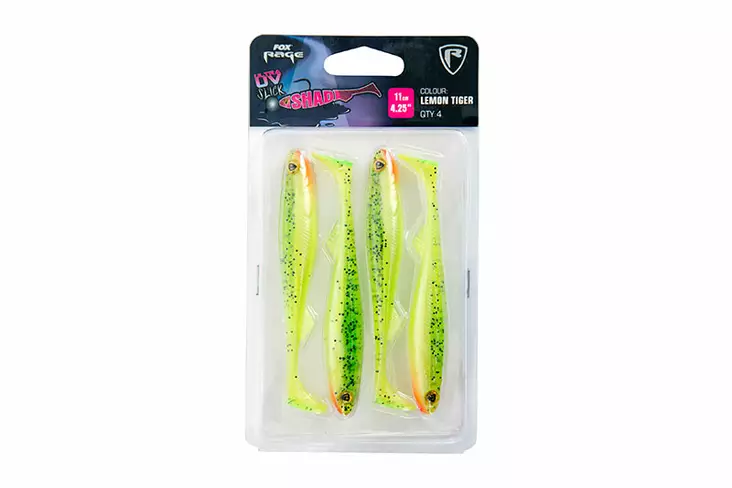 Fox Rage Slick Shad Ultra UV 11cm - Jiggar och mjukbeten - 0802202117 - 1
