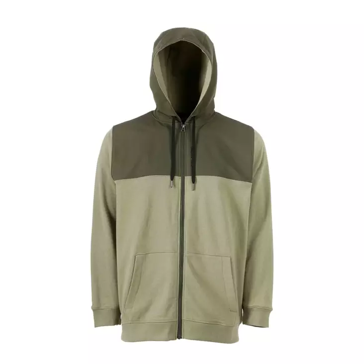 Grundens Daggerboard FZ Hoodie - Deep Lichen Green - Huvtröjor - 7332525260847 - 1