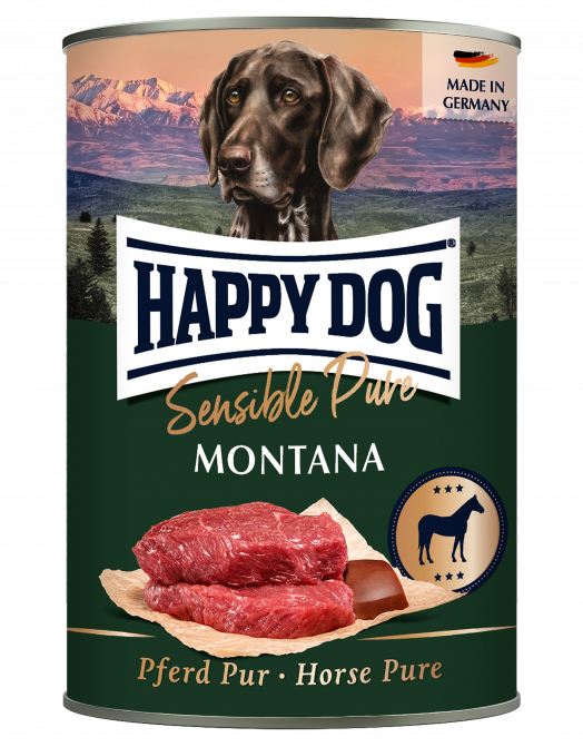 Happy Dog Sensible Pure Montana 400g - Happy Dog Sensible Pure -köttfoder - 4001967155877 - 1