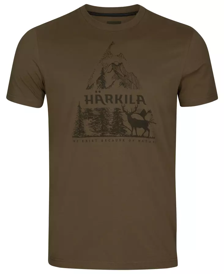 Härkilä Nature S/S T-Shirt Willow Green - Jägartröjor - 5714733635617 - 1