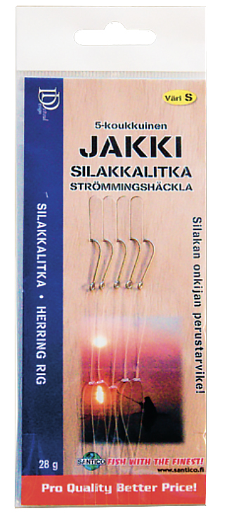 Jakki Silakkalitka 5 koukkua koko 4 - Övriga tillbehör - 6430011651627 - 1