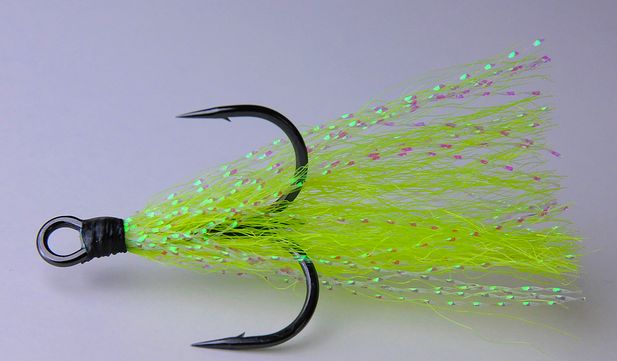 K.P UV Tail Hook FL.Yellow - Krokar - 6438239098187 - 1