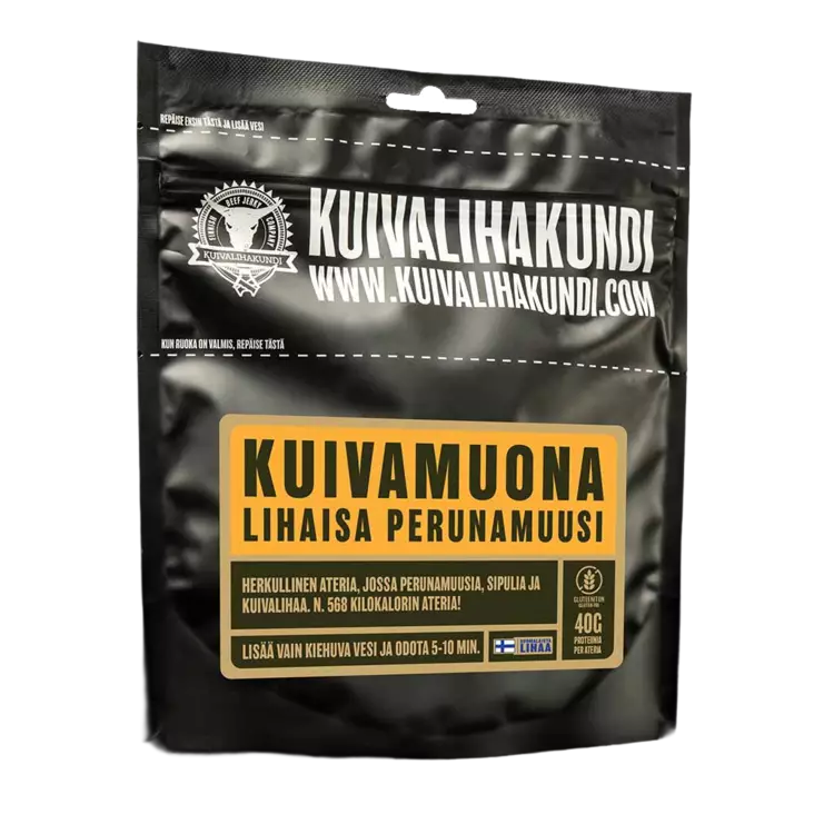 Kuivalihakundi Kuivamuona Lihaisa Perunamuusi 135g - Campingmat - 6430063302997 - 1