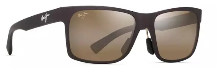 Maui Jim Hoopili - Metal Matte Brown Frame with HCL Bronze Lens - Glaslinser - 603429081607 - 1