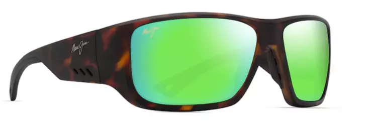 Maui Jim Keha - Dark Havana Frame with Maui Green Lens - Glaslinser - 603429079697 - 1