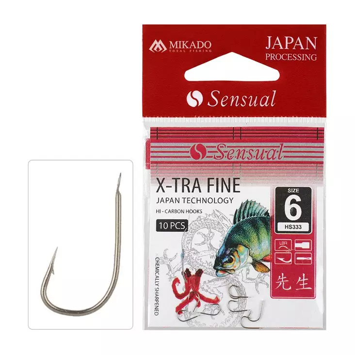 Mikado Sensual X-Tra Fine #12 - Öglekrokar & spadkrokar - 5900637619697 - 1