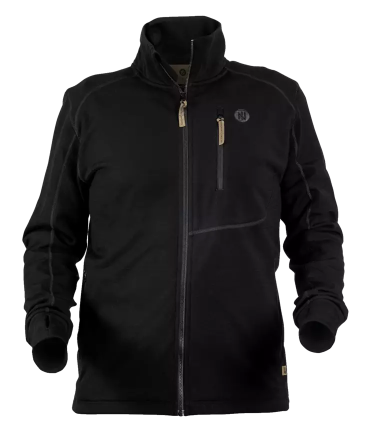 Nordhunt Talbot Wool Cardigan Black - Jägartröjor - 5740032601527 - 1